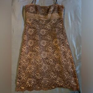 Beautiful brown lace dress